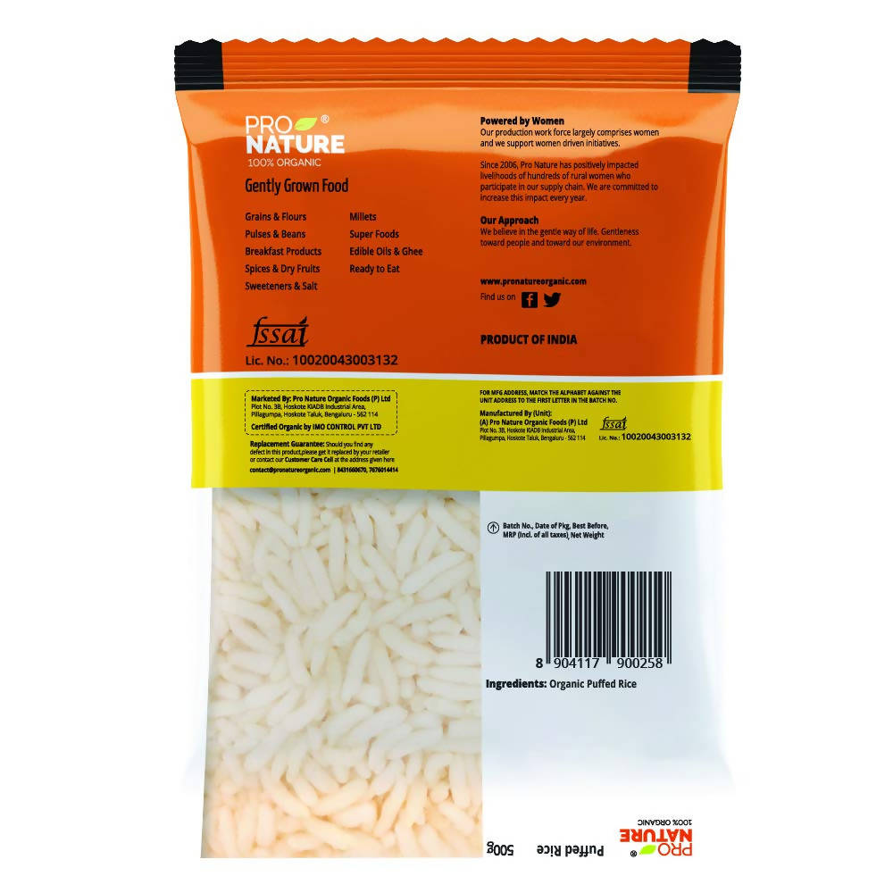 Pro Nature Organic Puffed Rice | Grab2Buy