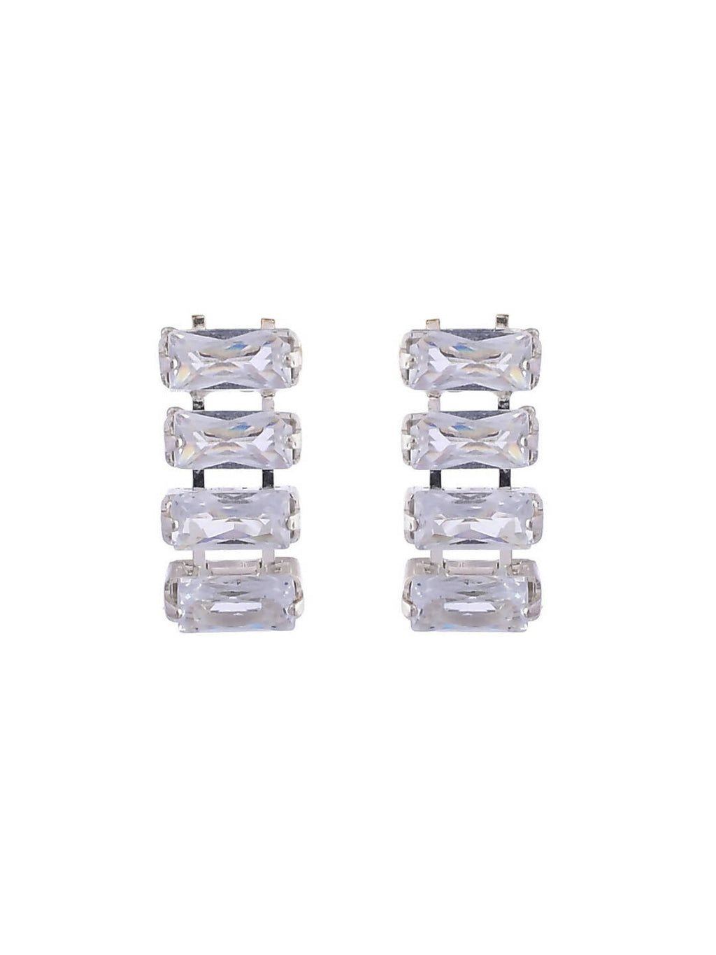 VOJ Women Silver Color stainless steel Jewellery Set