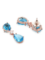 Blue Stone Earrings- Ruby Raang | Grab2Buy