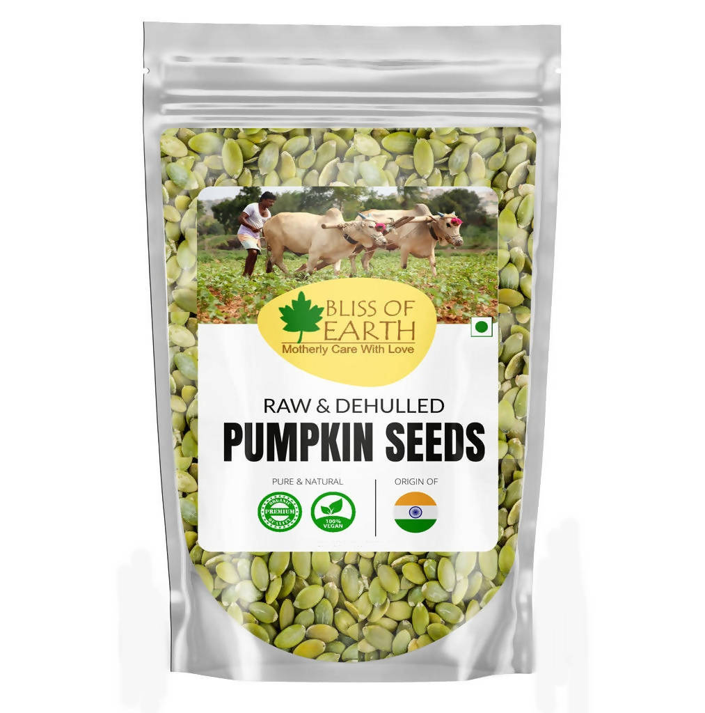 Bliss of Earth Raw & Dehulled Pumpkin Seeds | Grab2Buy