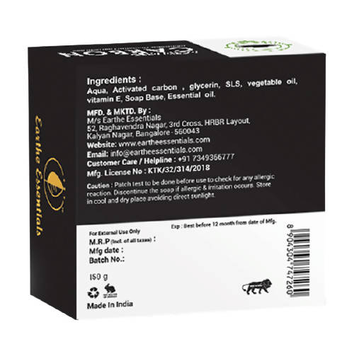 Earthe Essentials Premium Activated Carbon Soap | Grab2Buy