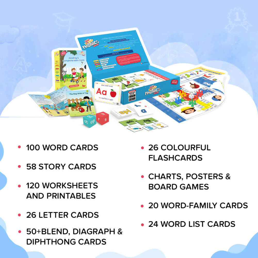 ClassMonitor Phonics Learning Kit with Free Mobile App with Home-Learning Educational kit for Kids of Age 3 Years | Grab2Buy