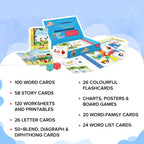 ClassMonitor Phonics Learning Kit with Free Mobile App with Home-Learning Educational kit for Kids of Age 3 Years | Grab2Buy