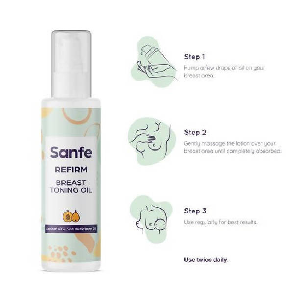 Sanfe Intimate Stretch Mark Oil And Refirm Breast Toning Oil | Grab2Buy