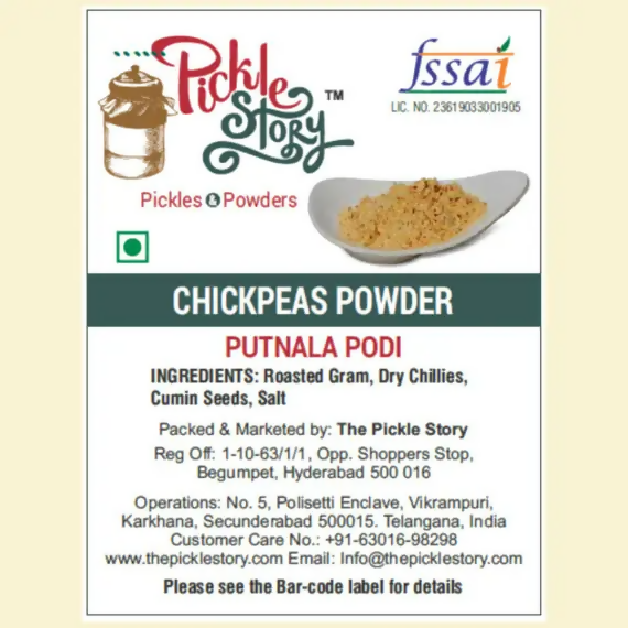 The Pickle Story Chick Peas Powder / Gun Powder | Grab2Buy
