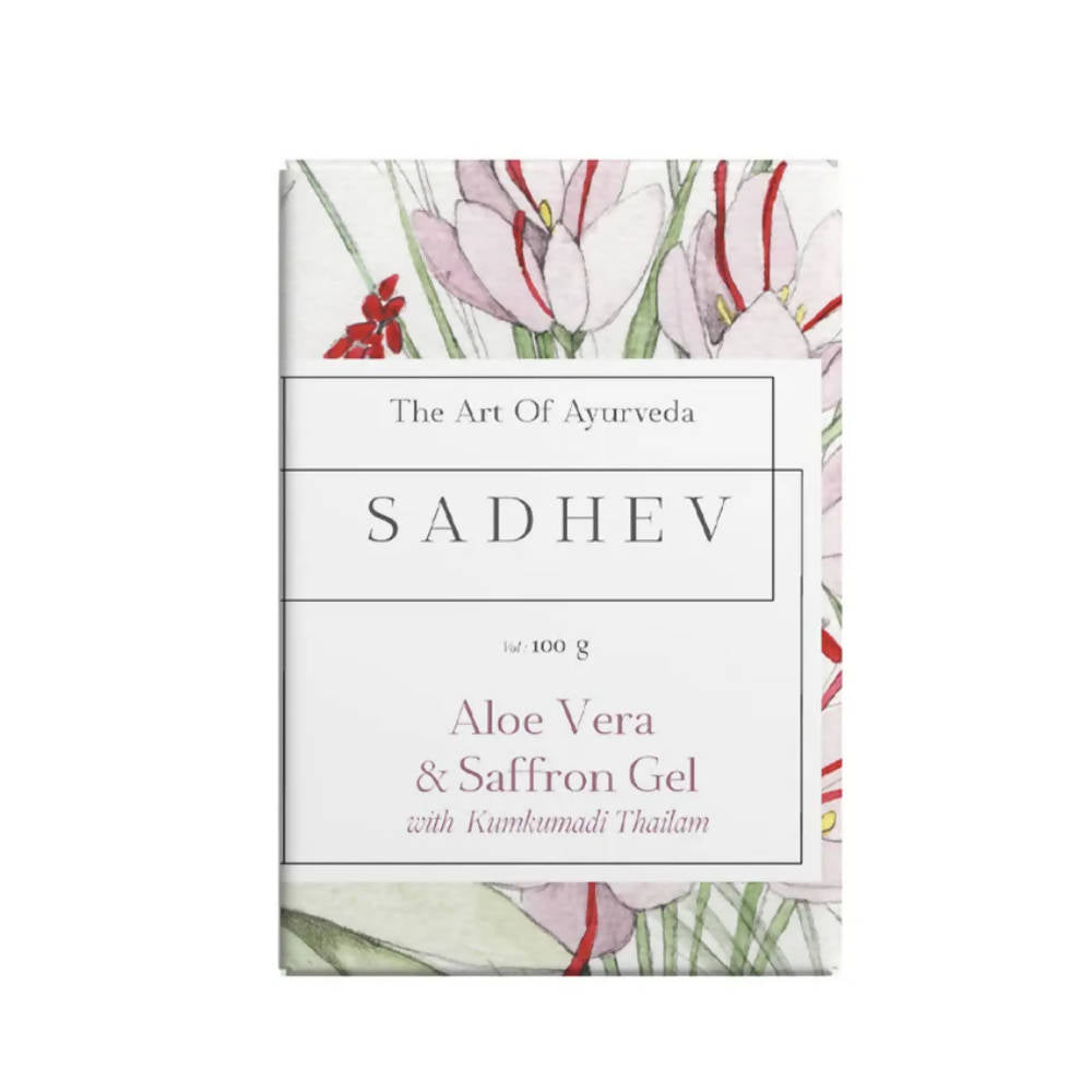 Sadhev Aloe Vera & Saffron Gel With Kumkumadi Thailam | Grab2Buy