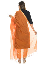 Mominos Fashion Orange Banarsi Piping Dupatta | Grab2Buy