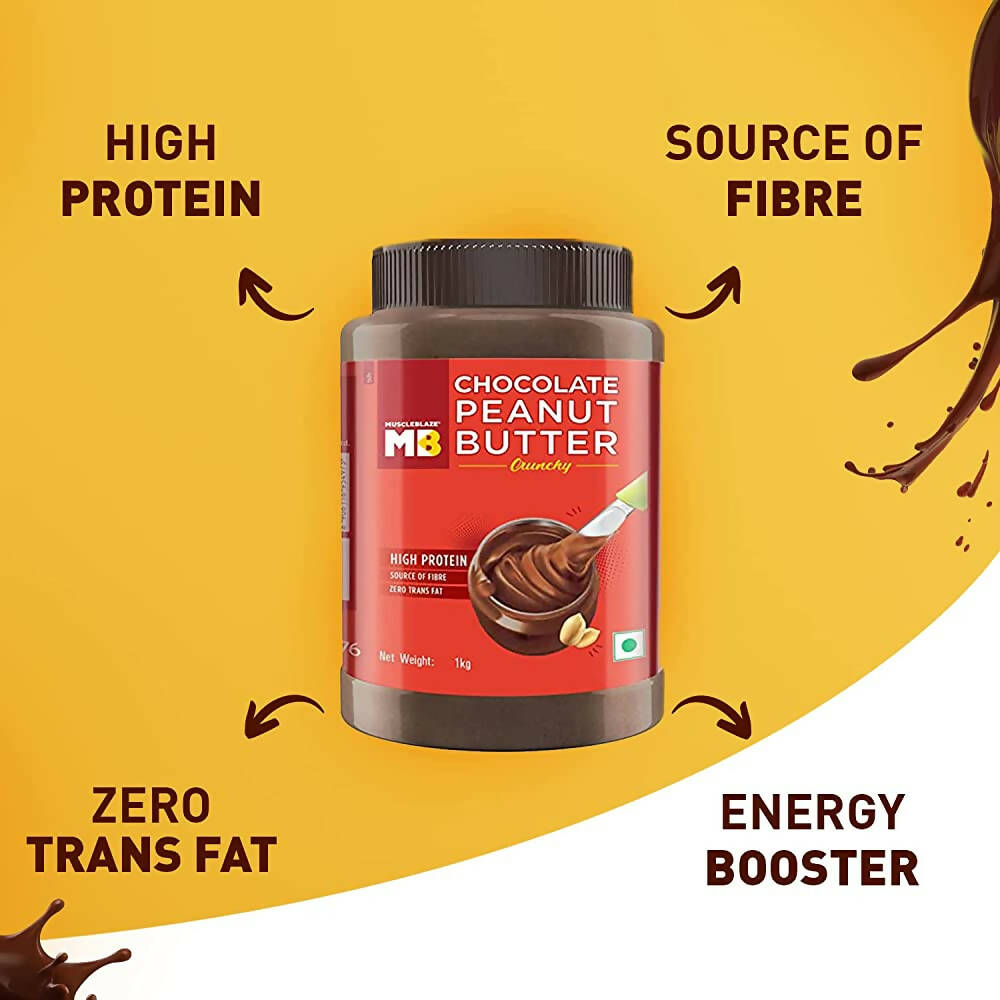 MuscleBlaze Chocolate Peanut Butter-Crunchy | Grab2Buy