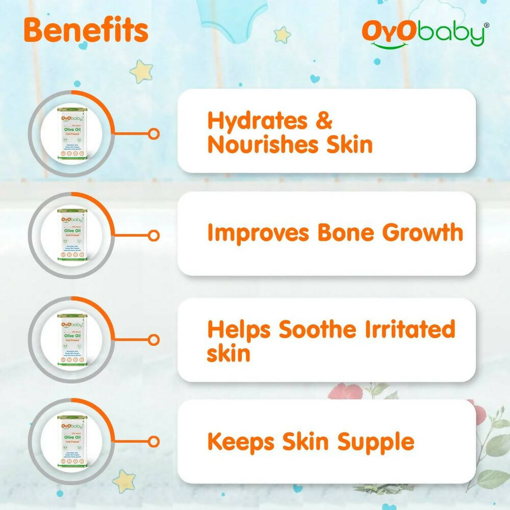 Oyo Baby Natural Olive Oil - Cold Pressed | Grab2Buy