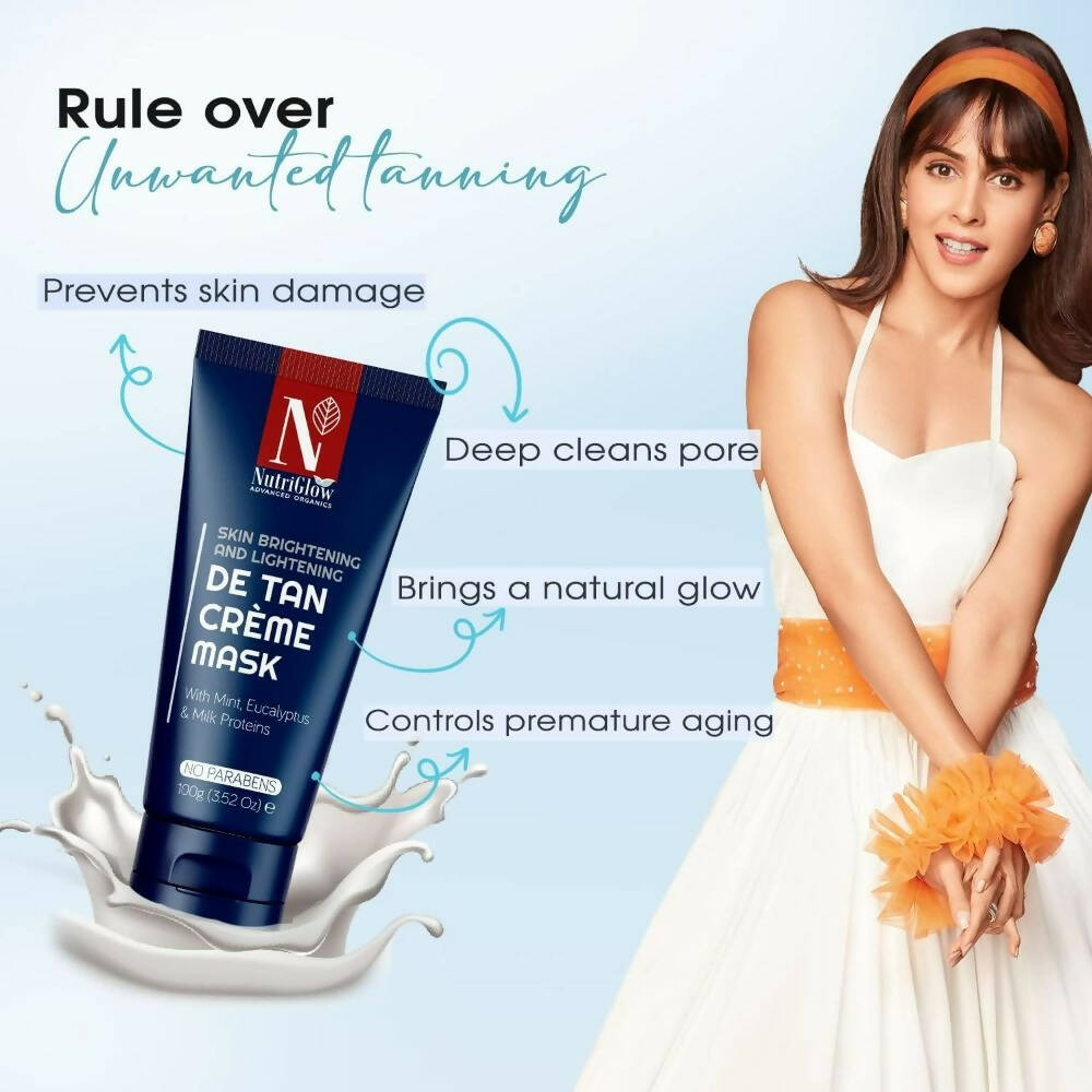 NutriGlow Advanced Organics De Tan Cream Mask | Grab2Buy