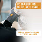 Orth-rem Elastic Wrist Support Brace For Right Hand with Removable Aluminum Splint