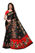Vamika Black Kalamkari With Jhalar Khadi Latest Silk Saree | Grab2Buy