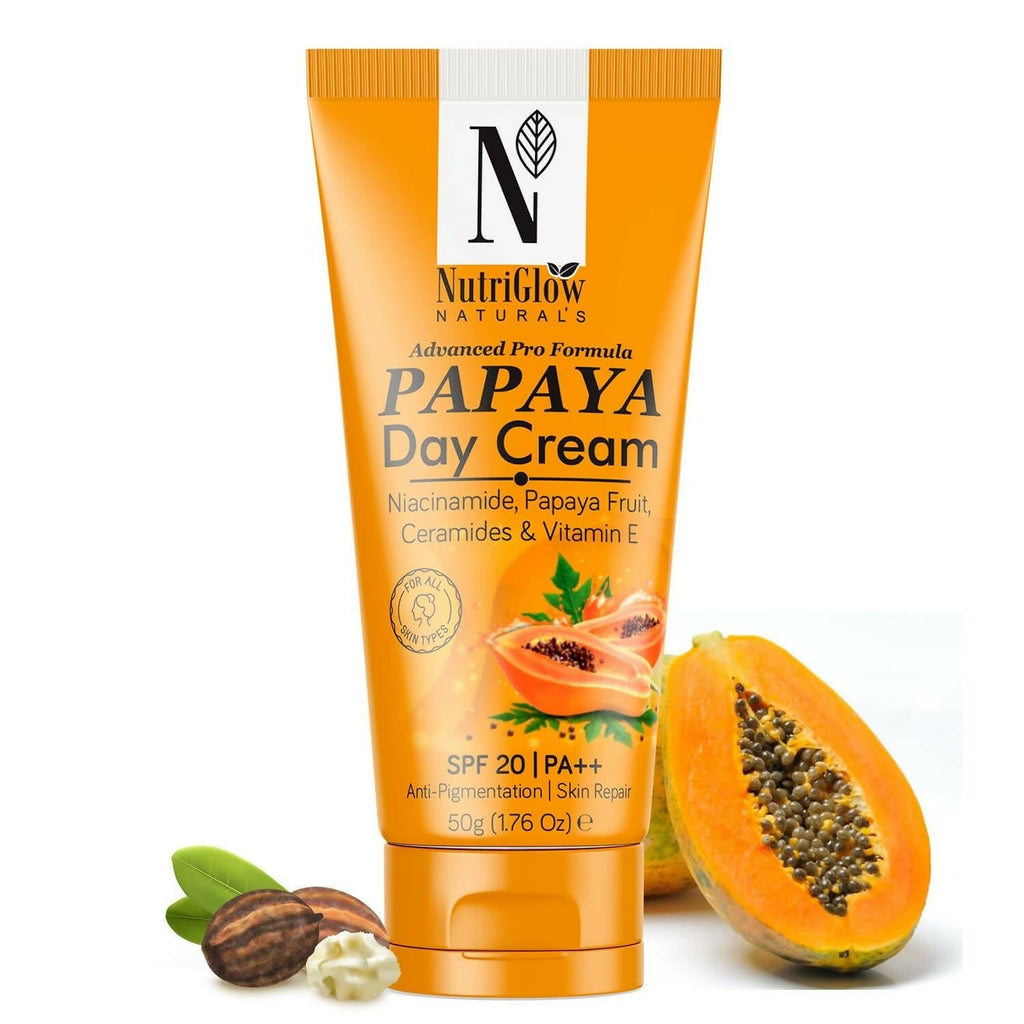 NutriGlow NATURAL'S Advanced Pro Formula Papaya Day Cream SPF 20 PA++ | Grab2Buy