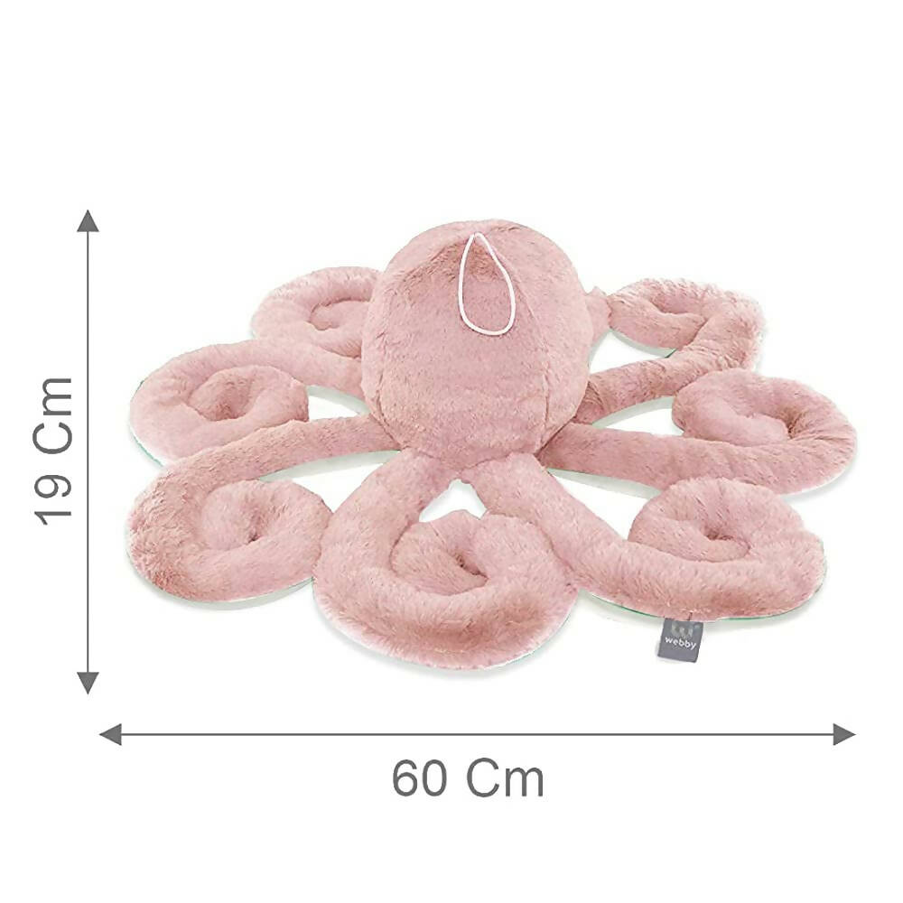 Webby Plush Giant Realistic Stuffed Octopus Animals Soft Toy-Pink | Grab2Buy