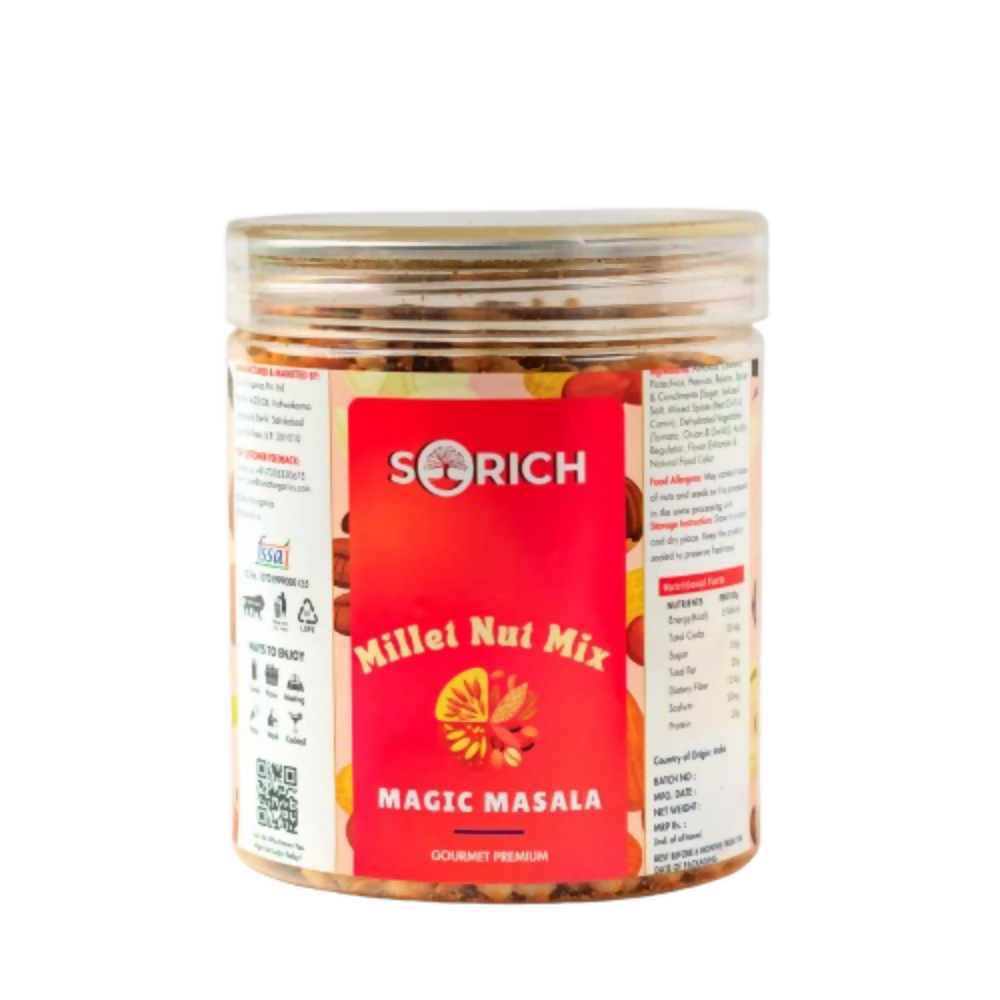 Sorich Organics Millet Nut Mix – Magic Masala Crunchy & Healthy Snack | Grab2Buy