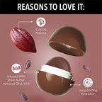 Blue Heaven Tinted Lip Balm Cocoa infused with Shea Butter, Almond oil and Vitamin E