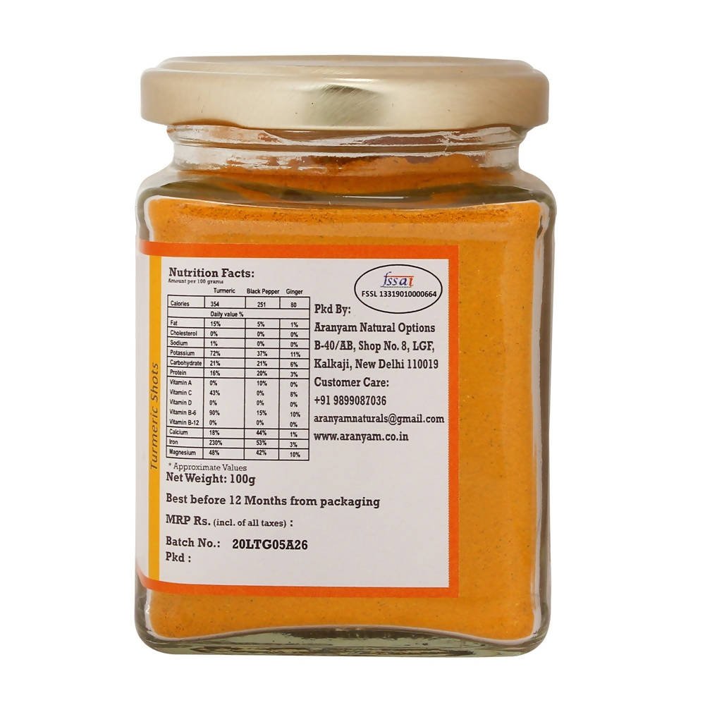 Aranyam Lakadong Turmeric Black Pepper & Ginger | Grab2Buy