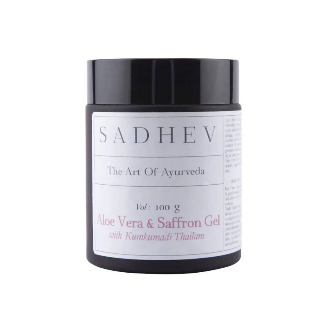 Sadhev Aloe Vera & Saffron Gel With Kumkumadi Thailam | Grab2Buy