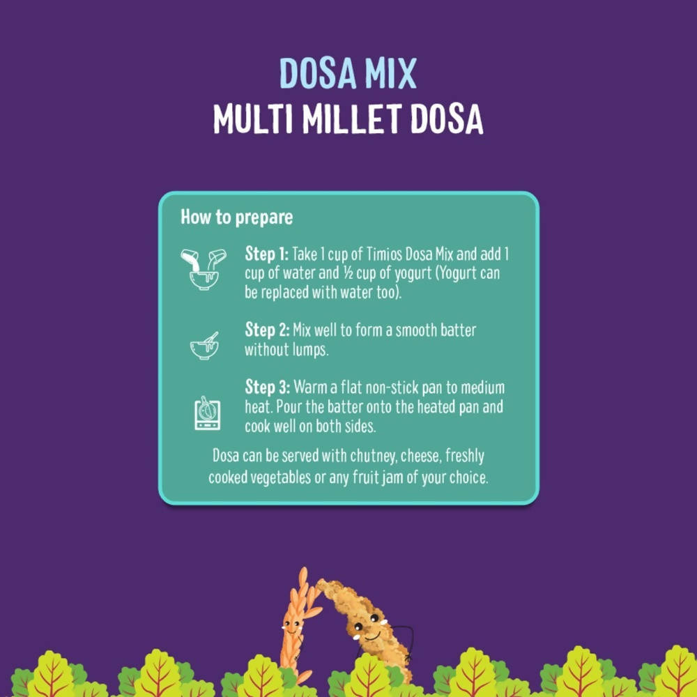 Timios Organic Multi Millet Dosa Mix | Grab2Buy