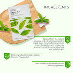 The Face Shop Real Nature Green Tea Face Mask - Korean Skincare