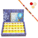 Ghasitaram Mawa Peda Box With Pearl Beads Rakhi | Grab2Buy