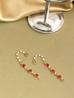 Ruby Raang Flower Earrings | Grab2Buy