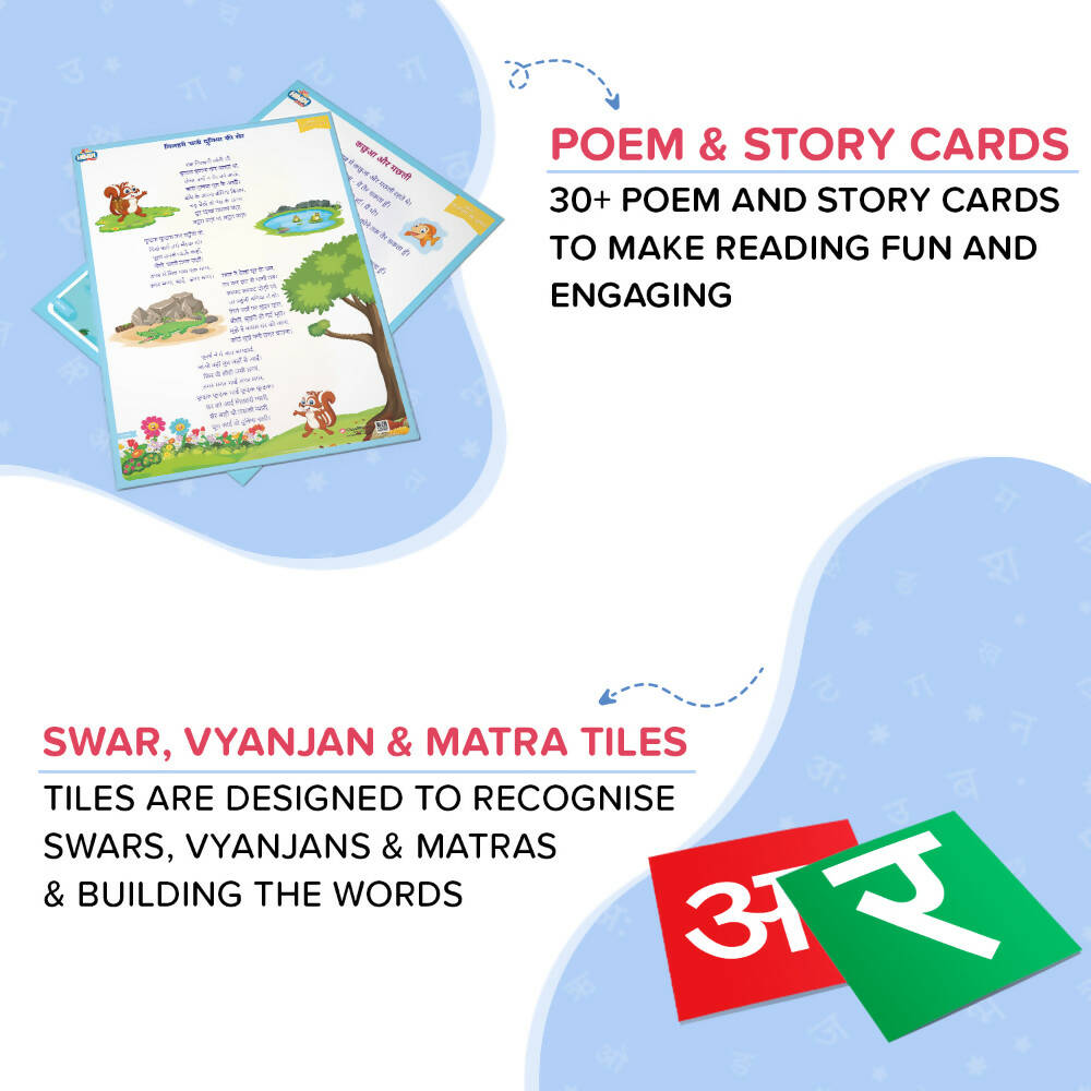 ClassMonitor Hindi Language Learning Kit with Free Mobile App for kids of Age 2.5-5.5 Years | Grab2Buy