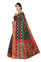 Vamika Banarasi Jaquard Traditional Black Weaving Saree | Grab2Buy