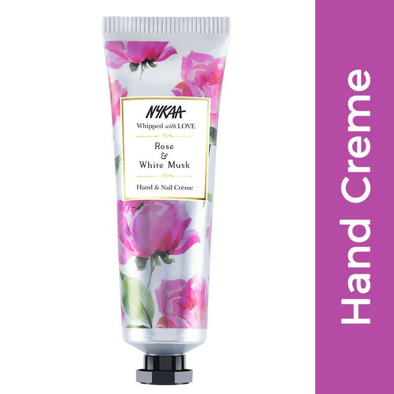Nykaa Rose & White Musk Hand & Nail Creme | Grab2Buy
