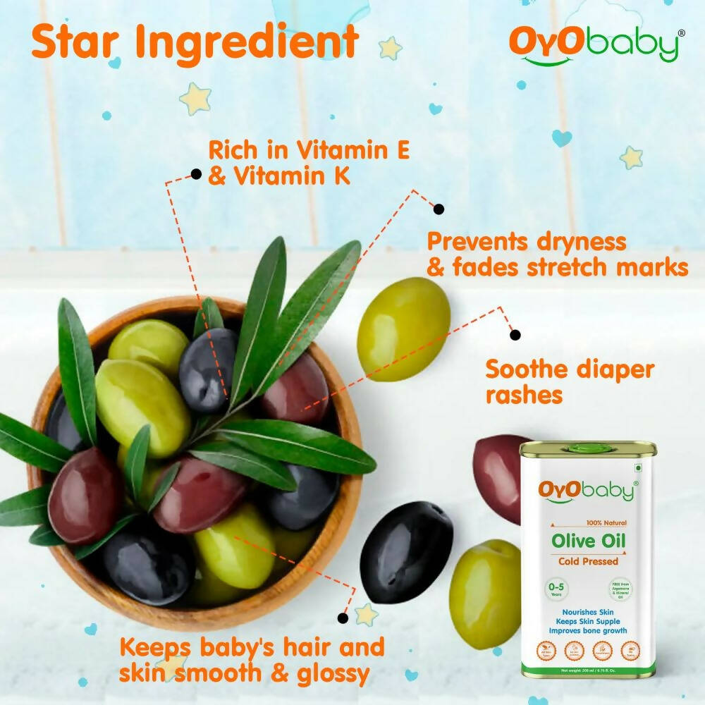 Oyo Baby Natural Olive Oil - Cold Pressed | Grab2Buy