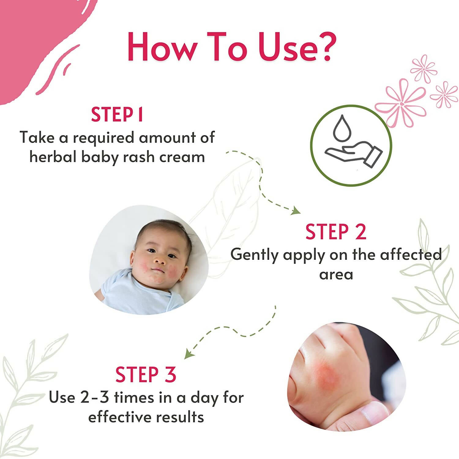 Pokonut Herbal Baby Diaper Rash Free Cream | Grab2Buy