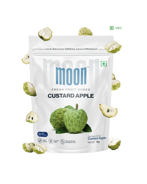 Moon Freeze Dried Custard Apple Cubes | Grab2Buy