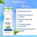Globus Naturals Anti Dandruff Shampoo, For Dandruff and Itchy Scalp, Suitable For All Hair Types