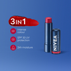 Nivea Lip Caring Beauty Red Lip Balm With SPF 30 - Red | Grab2Buy