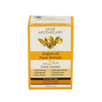 Sage Apothecary Argan Oil Face Serum With 24k Gold Leaves