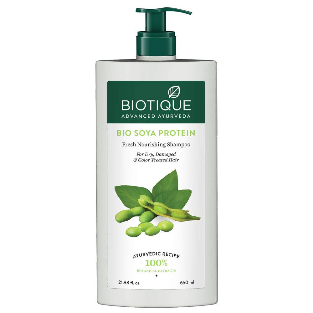 Biotique Advanced Ayurveda Bio Soya Protein Fresh Nourishing Shampoo | Grab2Buy