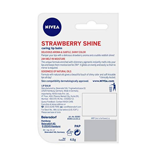 Nivea Strawberry Shine Lip Balm | Grab2Buy