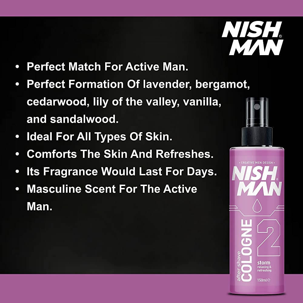 Nishman After Shave Cologne Storm - Liquid Based | Grab2Buy