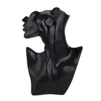 Trendoo Jewelry Gold-Polished Stylish Fancy Black Studs | Grab2Buy