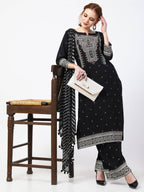 Cheera Kurta Palazzo With Leheria Dupatta set (CH105KPD) | Grab2Buy