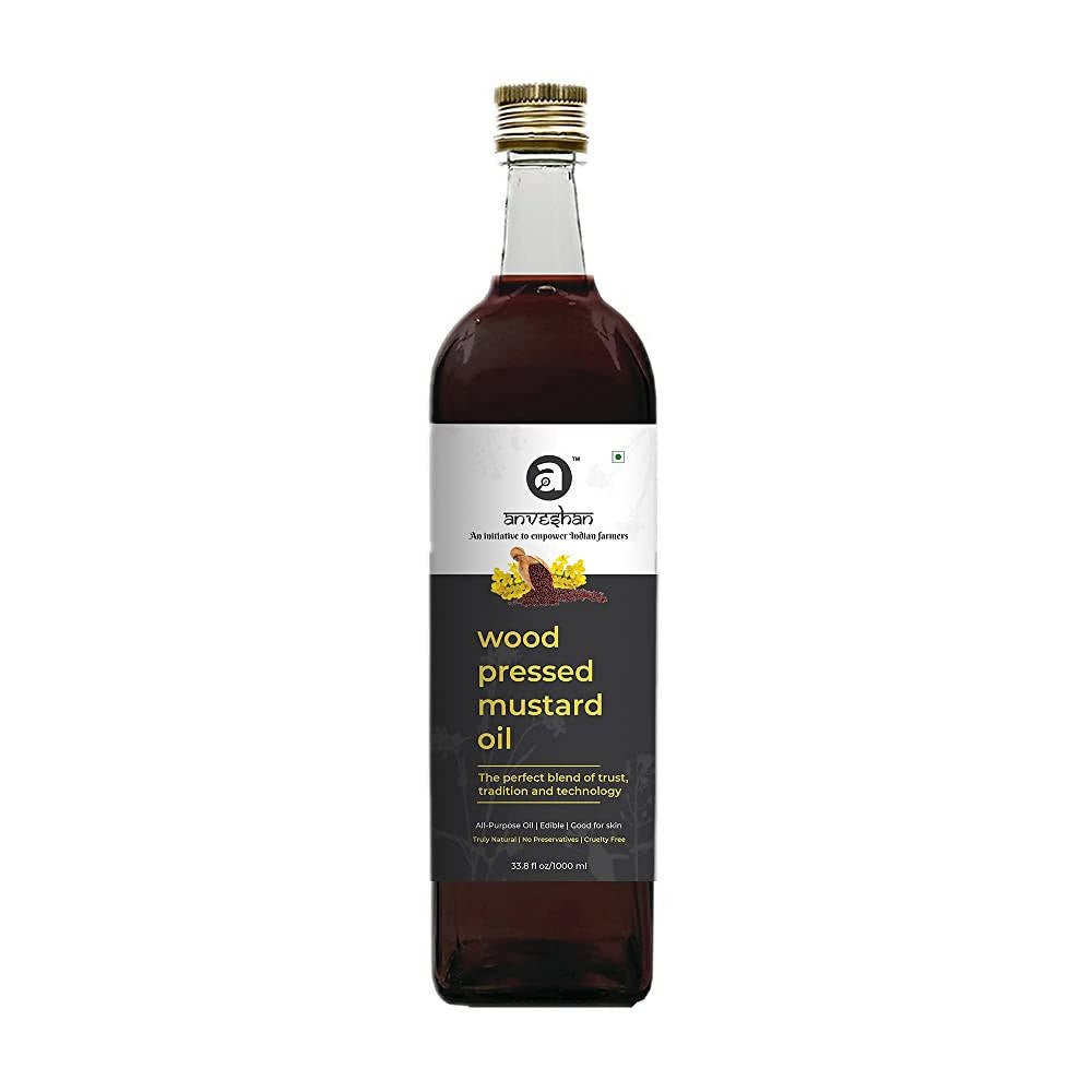 Grab2Buy Wood Pressed Black Mustard Oil