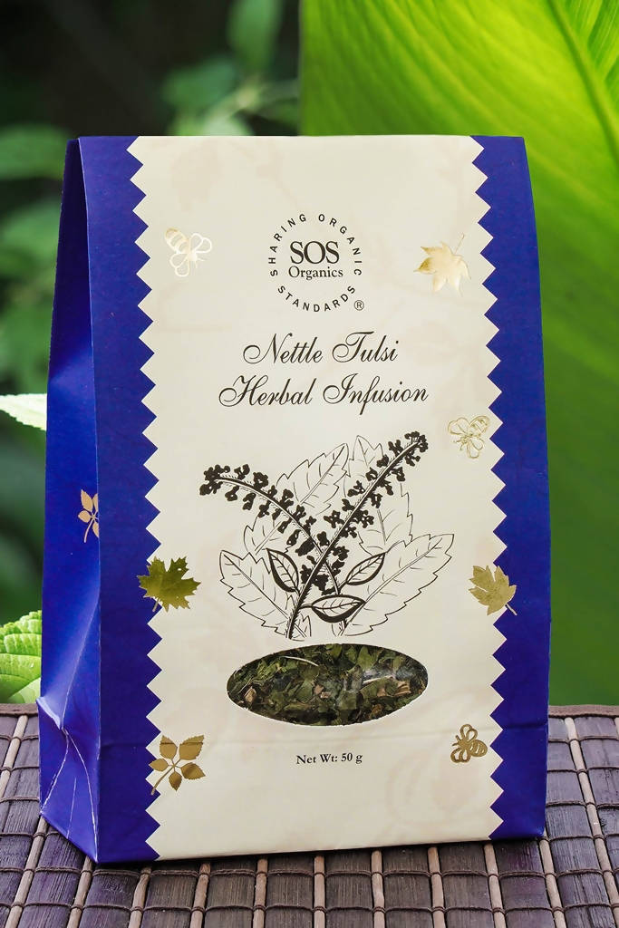 SOS Organics Nettle Tulsi Herbal Infusion | Grab2Buy