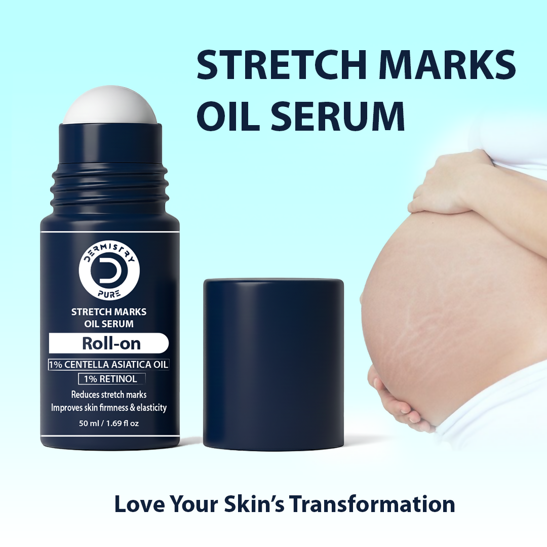Dermistry Stretch Marks Scar Removal Roll On Oil Serum | Grab2Buy