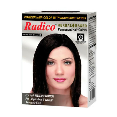 Radico Natural Herbal Based Permanent Hair Color - Dark Brown | Grab2Buy