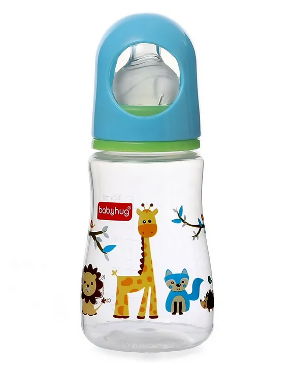 Babyhug Bubble Anti-Colic Sterilizable Feeding Bottle Blue | Grab2Buy