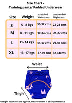 Kindermum Cotton Padded Pull Up Training Pants/ Padded Underwear-Autumn Rains For Kids- Set of 3 pcs