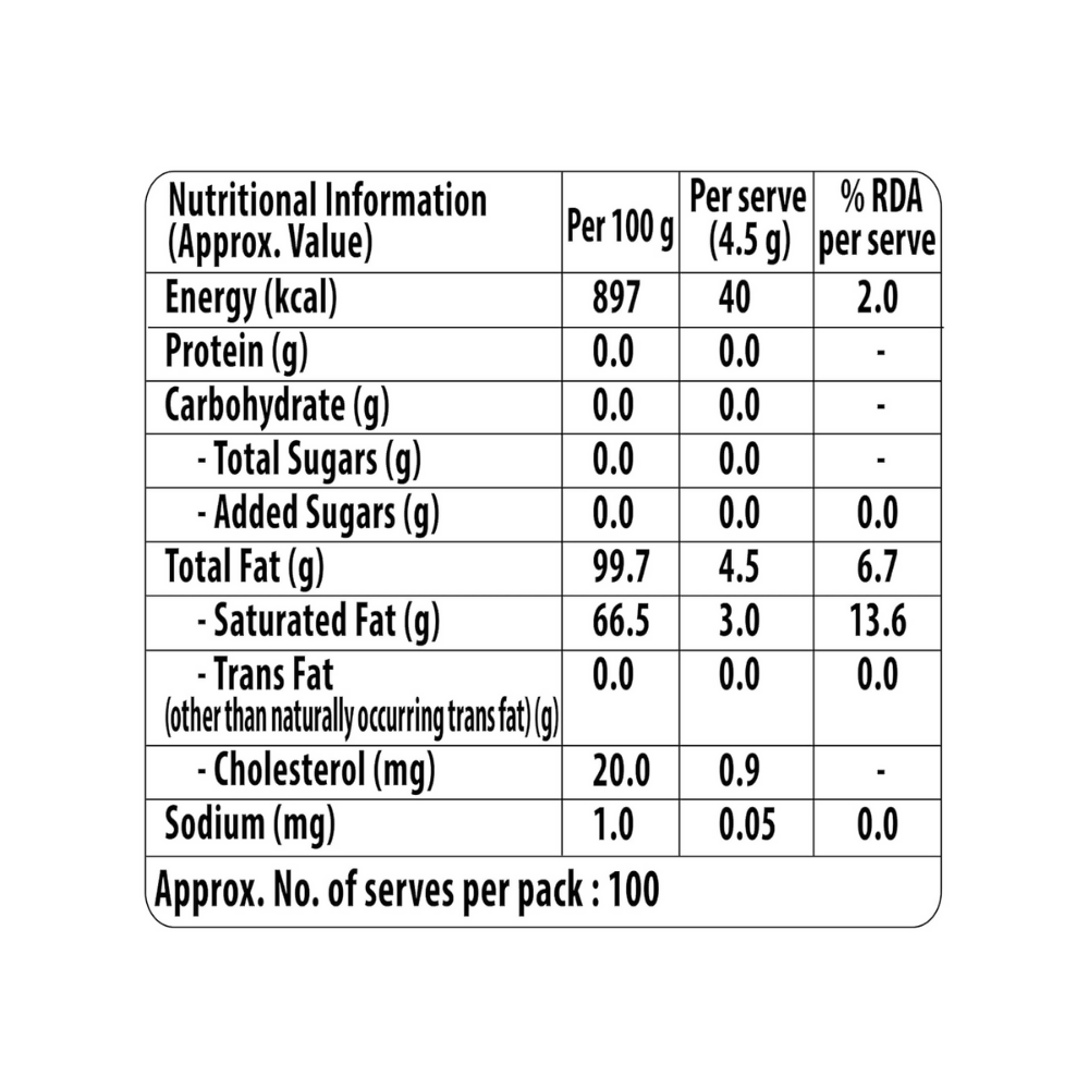 Aashirvaad Svasti 90% Lower Cholesterol Ghee | Swadesiicart