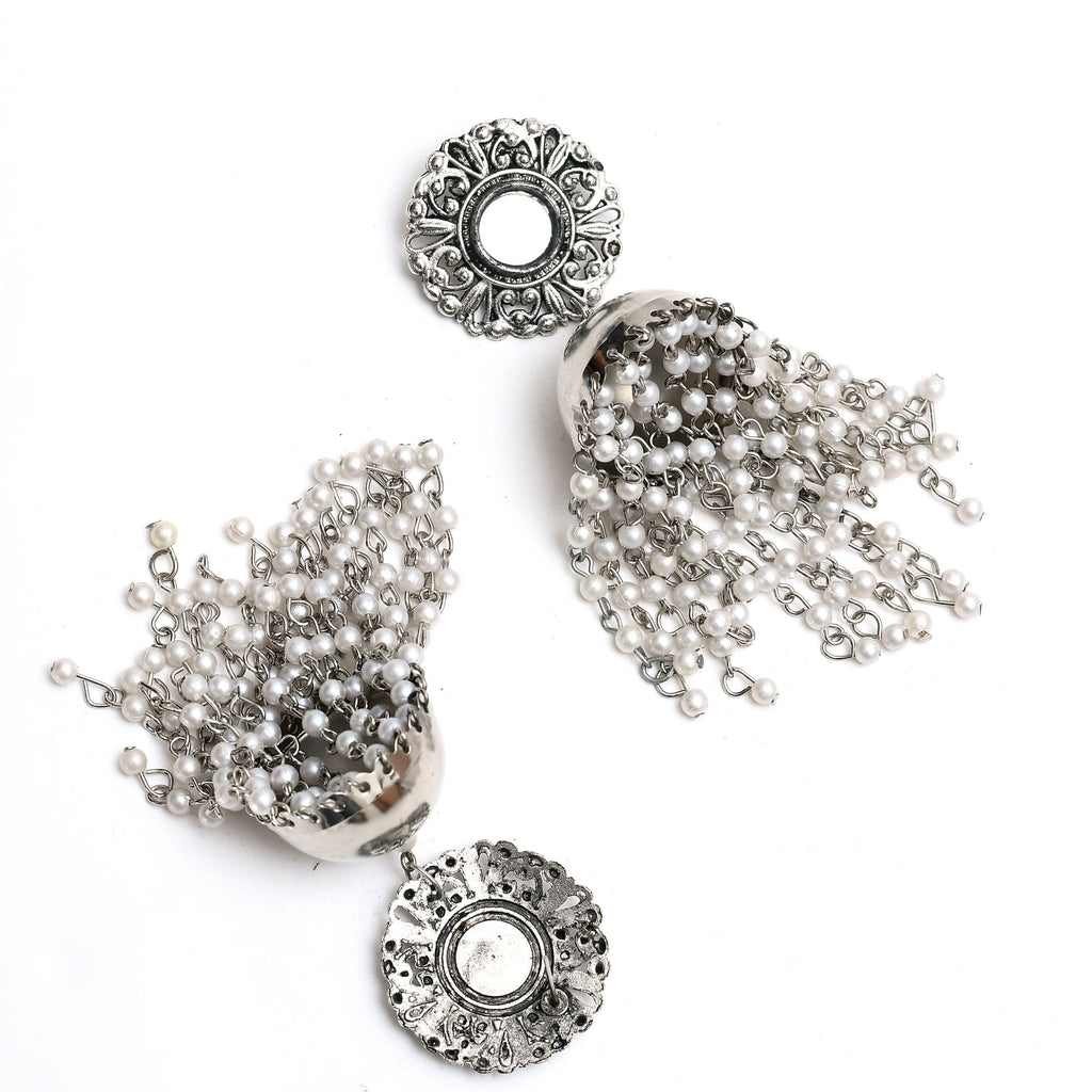 Mominos Fashion Johar Kamal Women's Earrings With Pearls Jhumkas | Grab2Buy