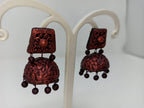 Terracotta Dazzling Temple Jhumkas | Grab2Buy