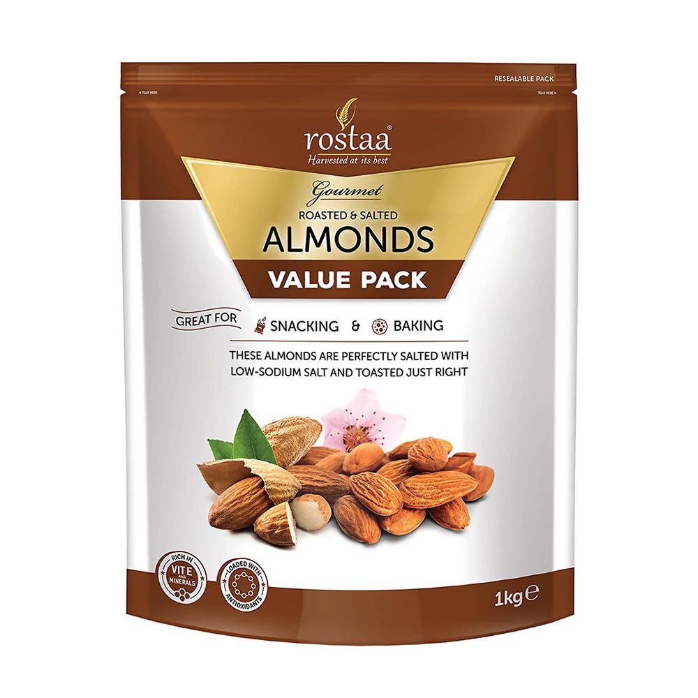 Rostaa Roasted & Salted Almonds | Grab2Buy